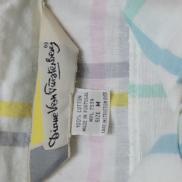 Diane Von Furstenberg Button Up Shirt Top - Picture 2 of 6